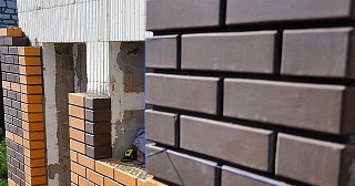 Фасады домов из кирпича в Удомле: качественная кладка от 1152 рублей