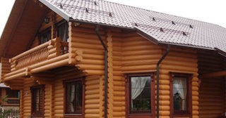 Строительство дома из оцилиндрованного бревна в Удомле - от 136032 рублей